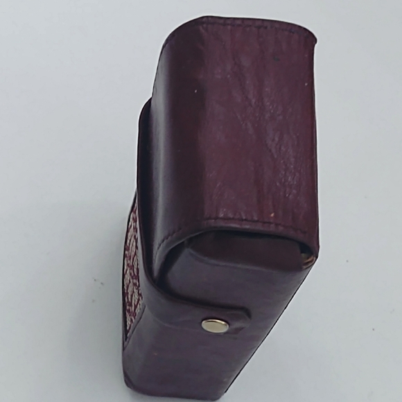 Vintage Christian Dior Mahogany Monogram Leather Cigarette Case - Picture 3 of 8